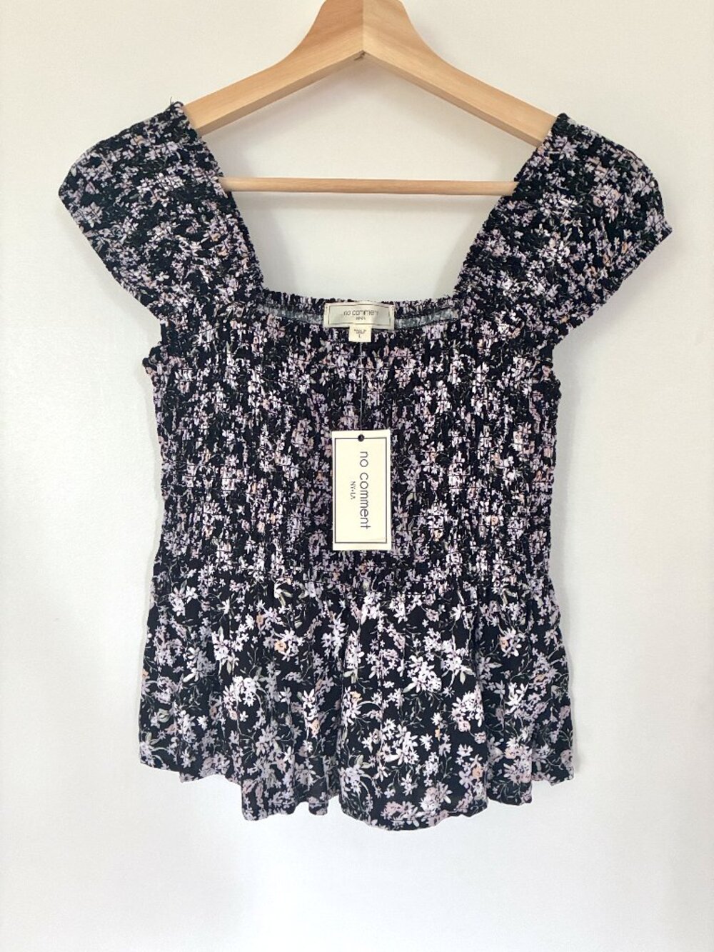 NWT No Comment Floral Top